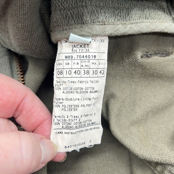 Max & Co 100% Cotton Hooded Jacket Brown - Picture 14 of 14